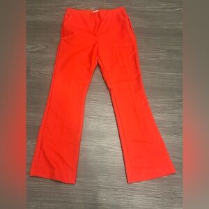 H & M Women’s Red Flare Dress Pants Size 12